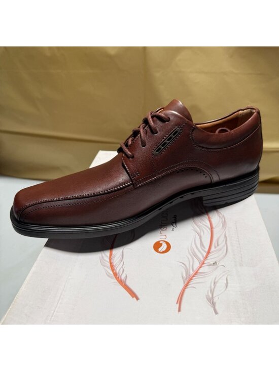 Clark Men\'s Un Kenneth Way Oxford Brown Size 8 NEW main image 7